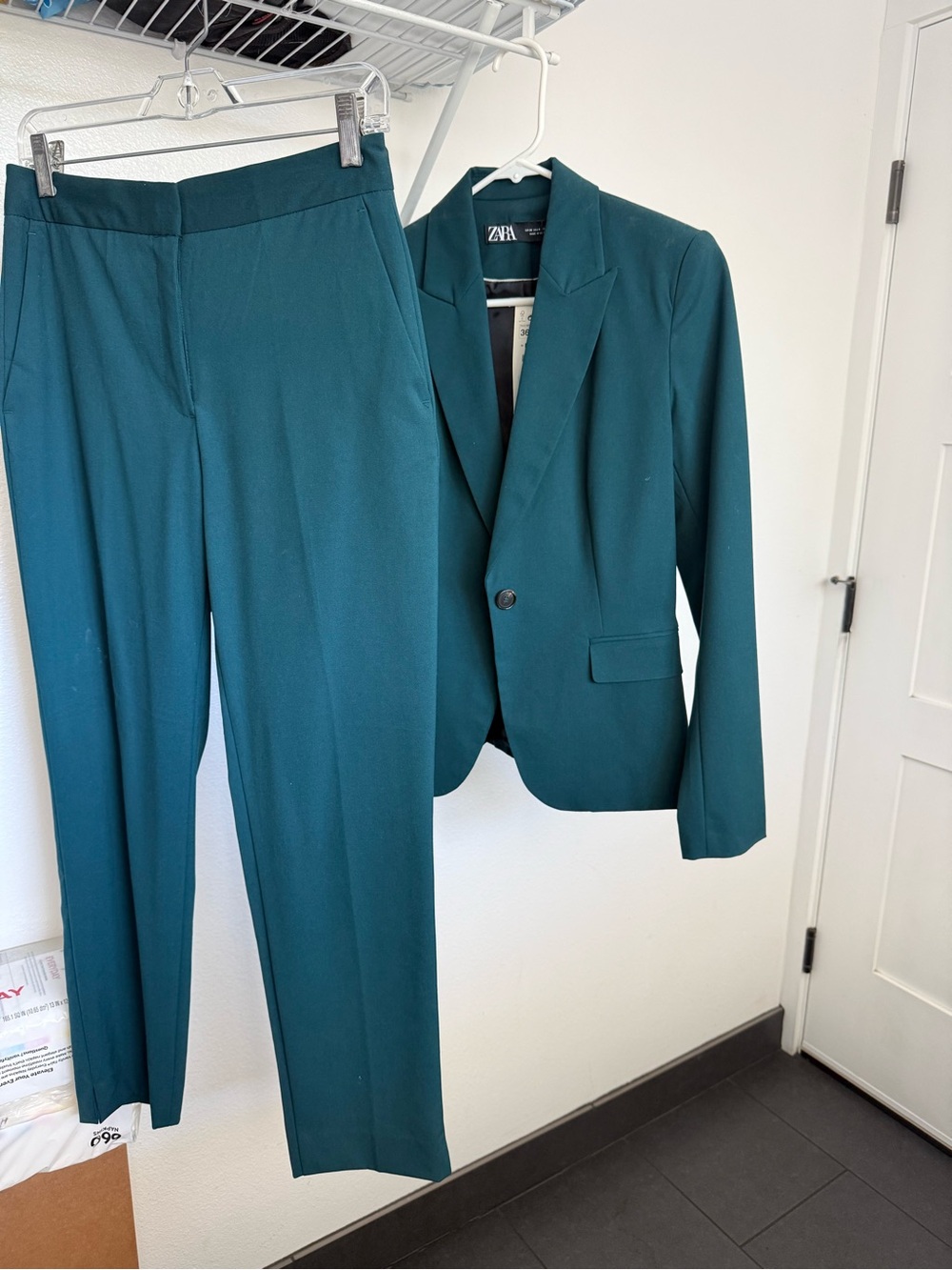 Zara women’s suit jacket and pants